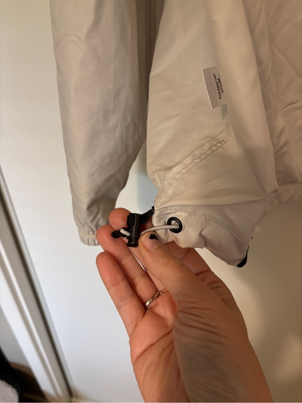 Baseball Lifestyle Mens Ghost Windbreaker Size XL Half Zip Off White Logo Flaw - Picture 11 of 16
